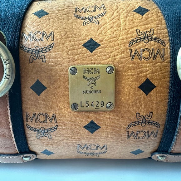 MCM Visetos Boston Bag - Picture 4 of 6